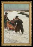Wojciech Kossak, ŻOŁNIERZE NAPOLEOŃSCY PRZY OGNISKU