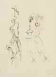 BEZ TYTUŁU by Léonor Fini, sucha igła, papier, offered Jun 2013