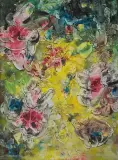KRES ZAWIESZENIA by Alfred Lenica, 1966, olej, płótno, sold Jun 2013