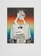 Dmitrij Markelov, Przedstawienie, 1995, akwarela, tusz, pióro, papier