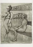 Faubourg St. Denis by Jan Lebensztejn, litografia, papier, sold May 2013