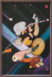Leszek Tadeusz Serafin, XXI, 2011, akryl, pastel olejny, ołówek, płyta pilśniowa
