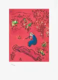 Marc Chagall, Południe, latem, 1961-1985, litografia na metalu, papier