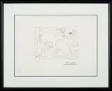 Pablo Picasso, Z Teki Vollarda - Scena z centaurem, 1933-1973, serigrafia, papier