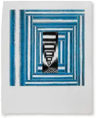 Przestrzeń zwielokrotniona 22, z cyklu Poliformy by Zofia Artymowska, collage (serigrafia,fotografia czarno-biała), sold Mar 2013