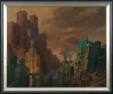 Marcin Kołpanowicz, Ostatni wieczór na Atlantydzie, 1997, olej, płótno