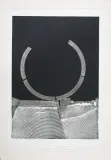 Ryszard Otręba, Pokłon V, 1967, gipsoryt, papier