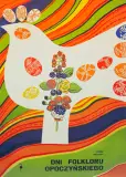 Jerzy Napieracz, Dni Folkloru Opoczyńskiego, 1972, offset barwny, papier