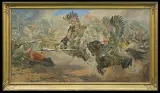 Stanisław Kaczor-Batowski, ATAK HUSARII. CHOCIM, VI 1917, olej, płótno