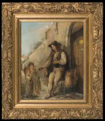 Aleksander Kotsis, GÓRAL I DZIECI, 1865-1870, olej, płótno