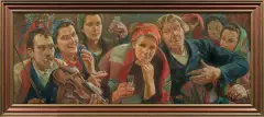 TOAST by Wincenty Wodzinowski, 1914, olej, płótno, sold Mar 2013