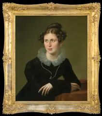 Józef Oleszkiewicz, PORTRET MŁODEJ DAMY, 1821, olej, płótno