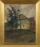 Ferdynand Ruszczyc, STARE GNIAZDO, 1898, olej, tektura