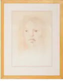 Léonor Fini, Portret kobiety, litografia barwna, papier