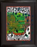 Pocałunek nieba by Friedensreich Hundertwasser, 1972, litografia offsetowa barwna, collage, offered Feb 2013