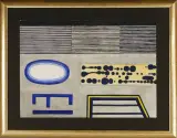 Kompozycja by Jan Tarasin, 2007, akwarela, karton, sold Feb 2013