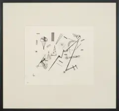 Wassily Kandinsky, Kompozycja, 1932, litografia, papier