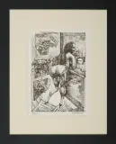 Trophees (Kompozycja) by Jan Lebensztejn, 1966, litografia, papier, offered Dec 2012