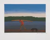 Niosący żerdź by Jarosław Modzelewski, 2007, archival pigment print na papierze bawełnianym, sold Dec 2012