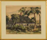 Józef Rapacki, Chata, ok. 1921, litografia, papier