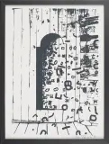 Bez tytułu by Jan Tarasin, 1990, serigrafia, papier, sold Dec 2012