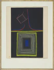 Tadeusz Wolański, Rozumując ściśle – nie rozumiem kobiety, 19, pastel, papier