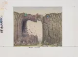 Katar skalny by Jacek Yerka, kredki, ołówek, papier, sold Dec 2012