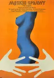 Andrzej Piwoński, Męskie sprawy, 1977, offset, papier