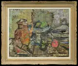Jan Cybis, WAZA I KLOSZ, 1964, olej, płótno