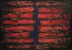 Zbigniew Dłubak, ANTROPOLITY - 14, 1965, olej, płyta pilśniowa