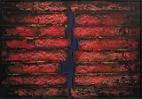 Zbigniew Dłubak, ANTROPOLITY - 14, 1965, olej, płyta pilśniowa