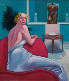 DWIE GRACJE by Jacek Pałucha, 2012, akryl, płótno, sold Dec 2012