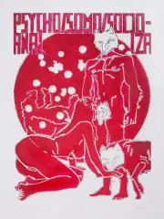 Boris 80 by Marek Sobczyk, 2008, serigrafia jednobarwna, papier, sold Nov 2012