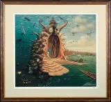 Port by Jacek Yerka, 2002 - 2012, giclée, papier, sold Nov 2012