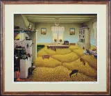 Country and Eastern by Jacek Yerka, 1996 - 2012, giclée, papier, sold Nov 2012