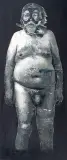 Damian (Czarnobyl) Terlecki, Człowiek w masce, 2010, szablon na miękkiej płycie z tworzywa sztucznego