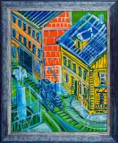 Radzymin by Edward Dwurnik, 2012, akryl, płótno, sold Oct 2012