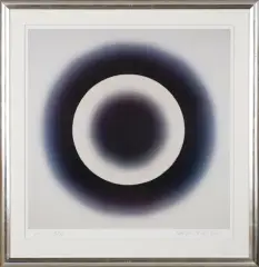 Wojciech Fangor, M 74, 1970-2001, serigrafia barwna, papier