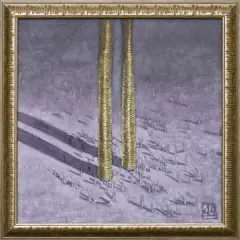 Z CYKLU PIERŚCIENIE by Sara Jaśkiewicz, 2004, akryl, płótno, offered Oct 2012