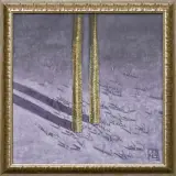 Sara Jaśkiewicz, Z CYKLU PIERŚCIENIE, 2004, akryl, płótno