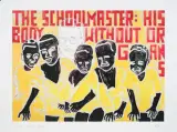 Marek Sobczyk, The Schoolmaster, 2008, serigrafia barwna, papier