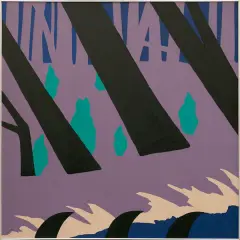 Anna Szklarz, Bez tytułu, 1991, akryl, płótno