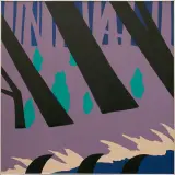 Anna Szklarz, Bez tytułu, 1991, akryl, płótno