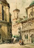 Władysław Chmieliński, LWÓW. WIDOK NA PREZBITERIUM KATEDRY
