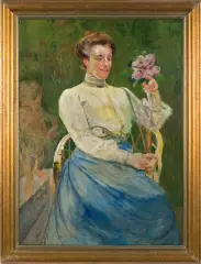 Jacek Malczewski, PORTRET ŻONY, ok. 1900, olej, płótno