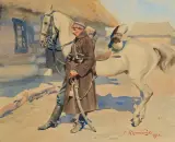 Zygmunt Rozwadowski, UŁAN Z KONIEM. NA KWATERĘ