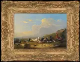 Francois Severdonck van, PTAKI, 1871, olej, deska