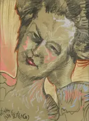 Stanisław Ignacy Witkiewicz, PORTRET HELENY BIAŁYNICKIEJ, 15 IV 1930, pastel, papier