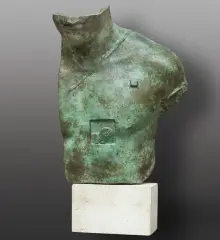 ASKLEPIOS by Igor Mitoraj, 1988, brąz patynowany, kamień, sold Oct 2012