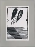 Stanisław Fijałkowski, Anioł, 1968, serigrafia, papier